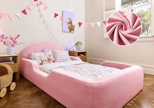 Little Lifely Bed styled in a small kids bedroom