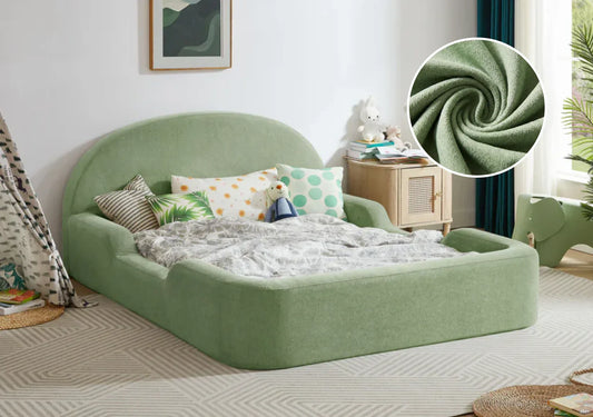Pistachio Little Lifely washable kids bed cover