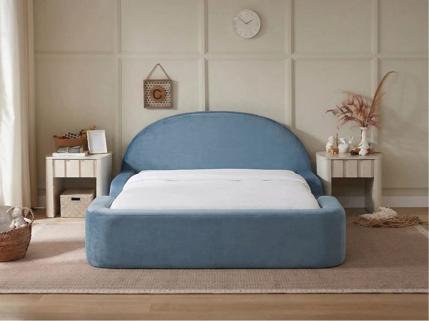 Little Lifely Custom Dream Bed - dusty-blue