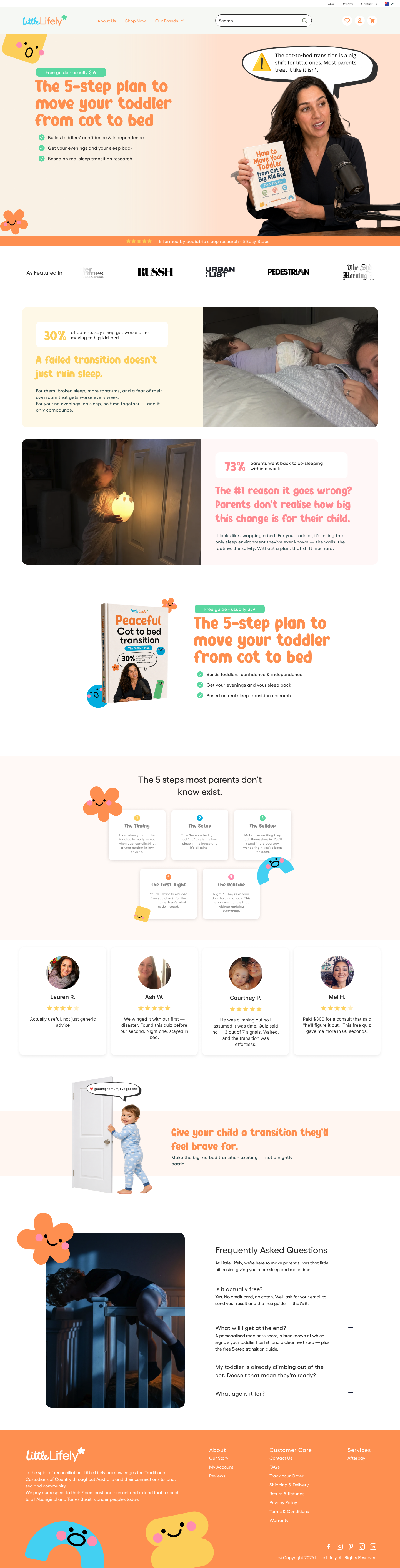The 5-step plan to move your toddler from cot to bed